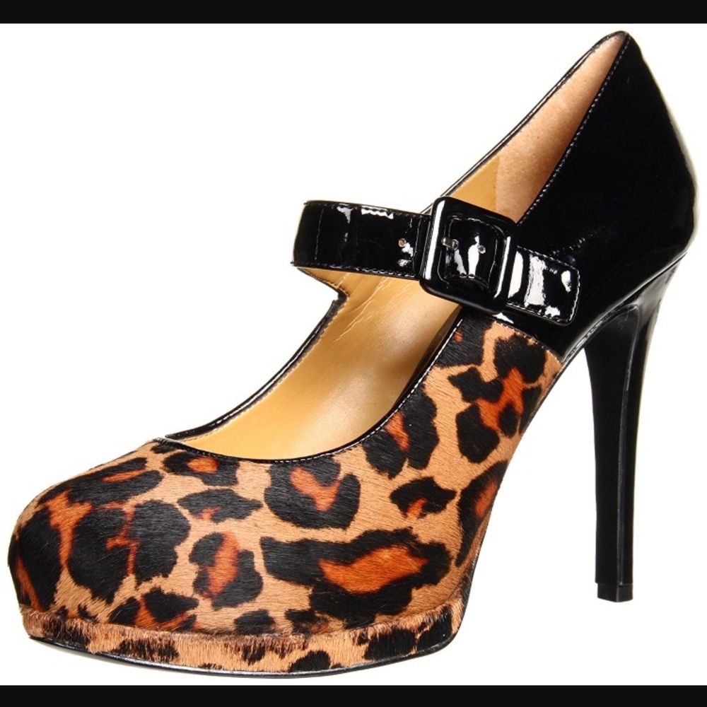Nine West Leopard Platforms